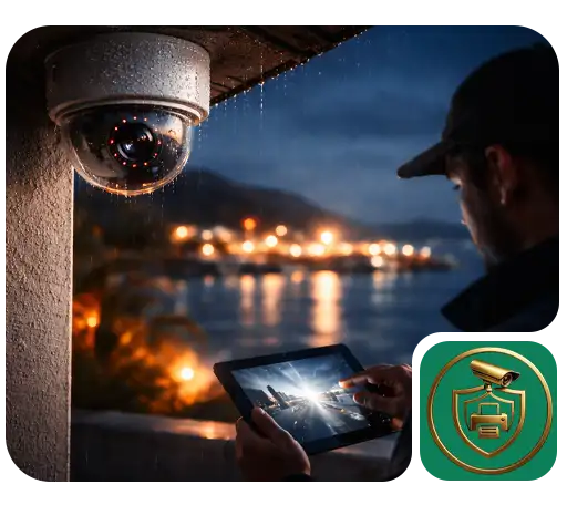 نصب دوربین مداربسته در قشم